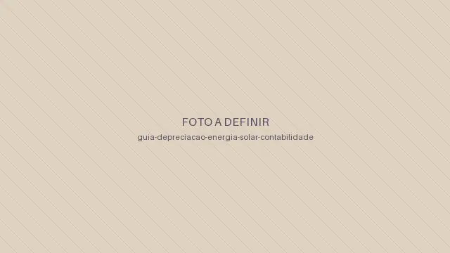 Ilustração do guia: Depreciação de energia solar na contabilidade: como registrar na empresa (imagem provisória, a ser trocada por foto real)